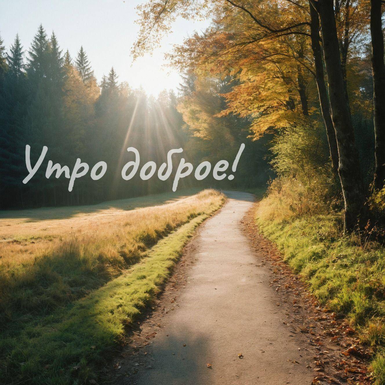 Красивая осенняя сцена в парке