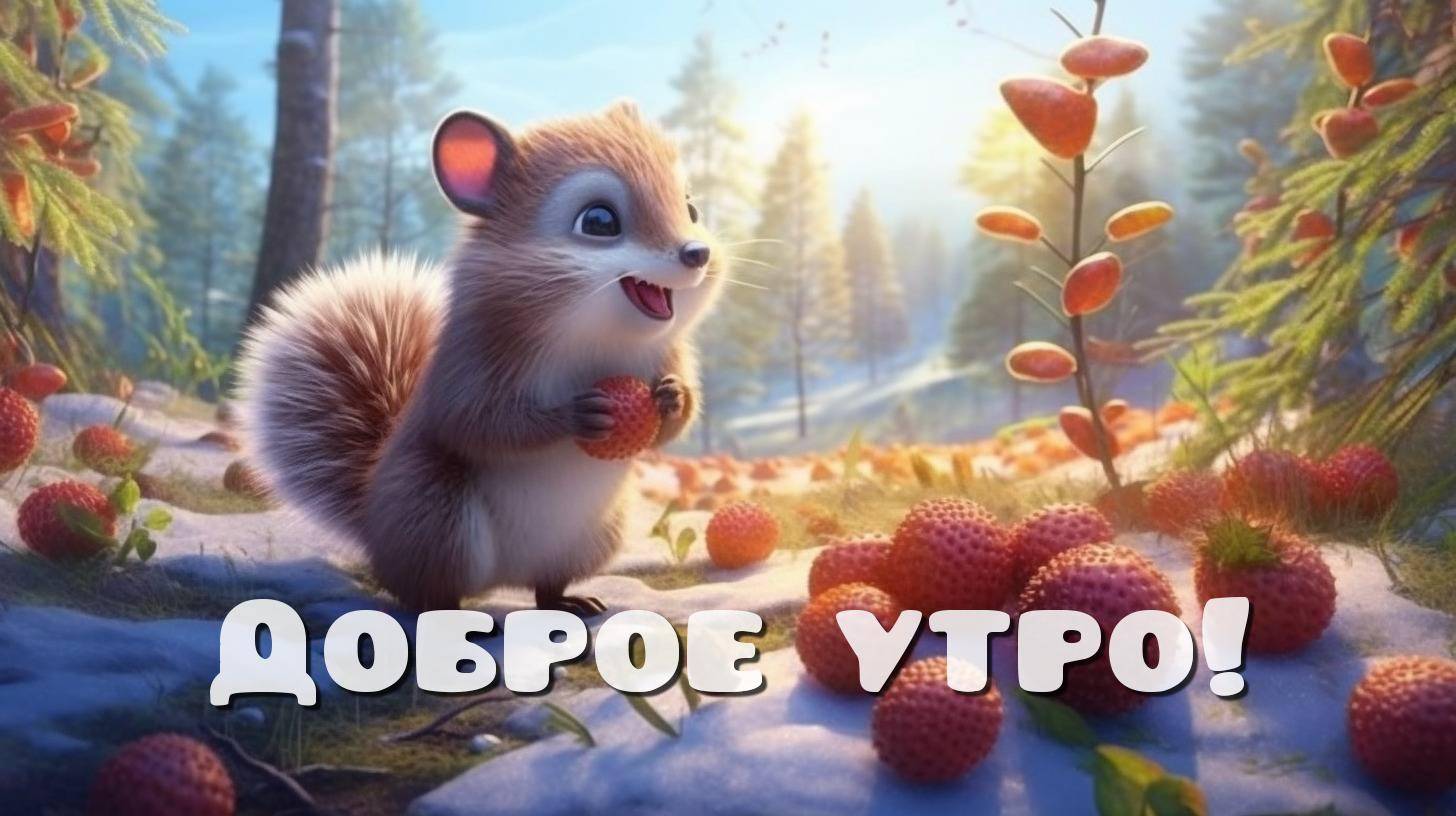 Легкий утренний туман едва касается земли