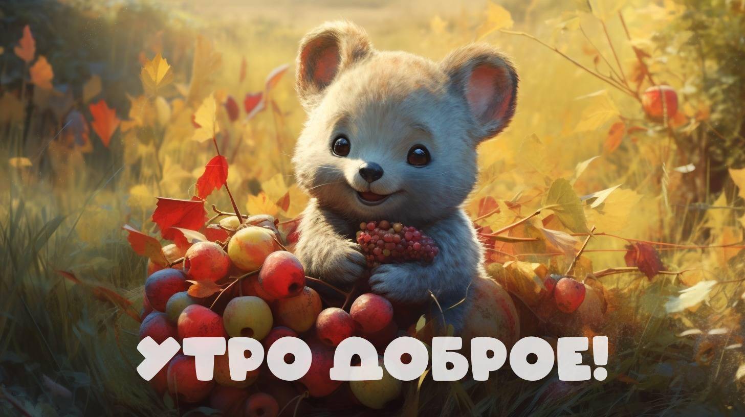 С первыми лучами солнца, проникающими сквозь золотистые листья