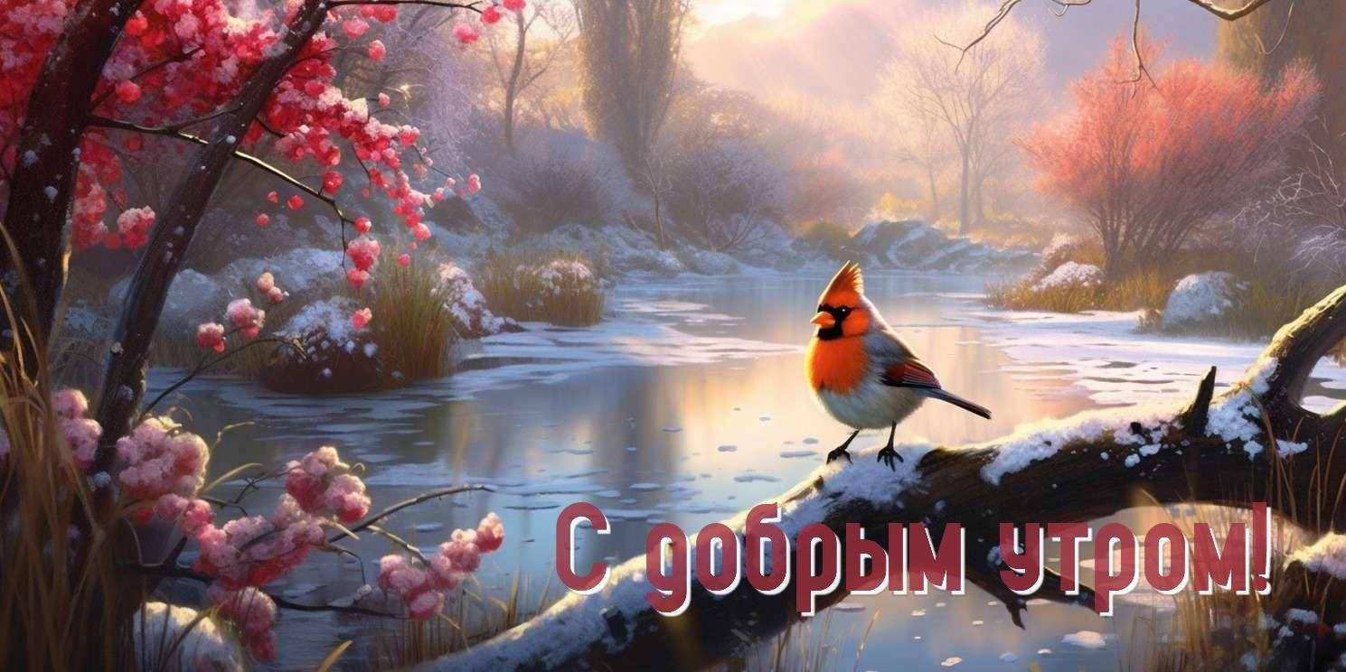 Теплые лучи утреннего солнца пробиваются сквозь ветви