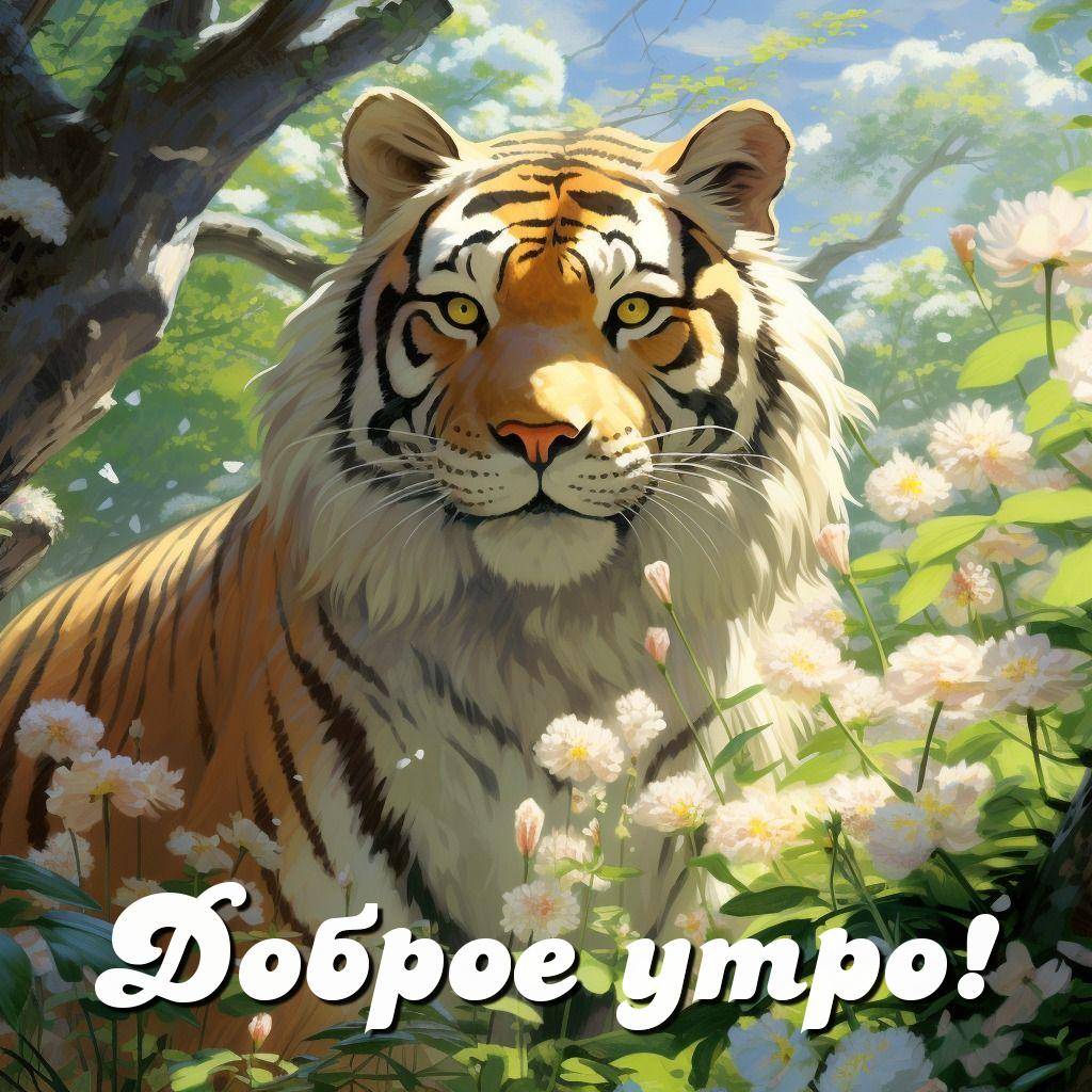 Тигр в природной обстановке