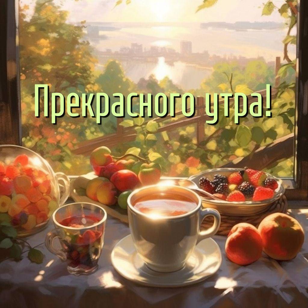 Уютное окно с видом на природу и реку